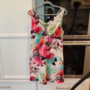 Tommy Bahama Floral Hawaiian Tank Dress- L